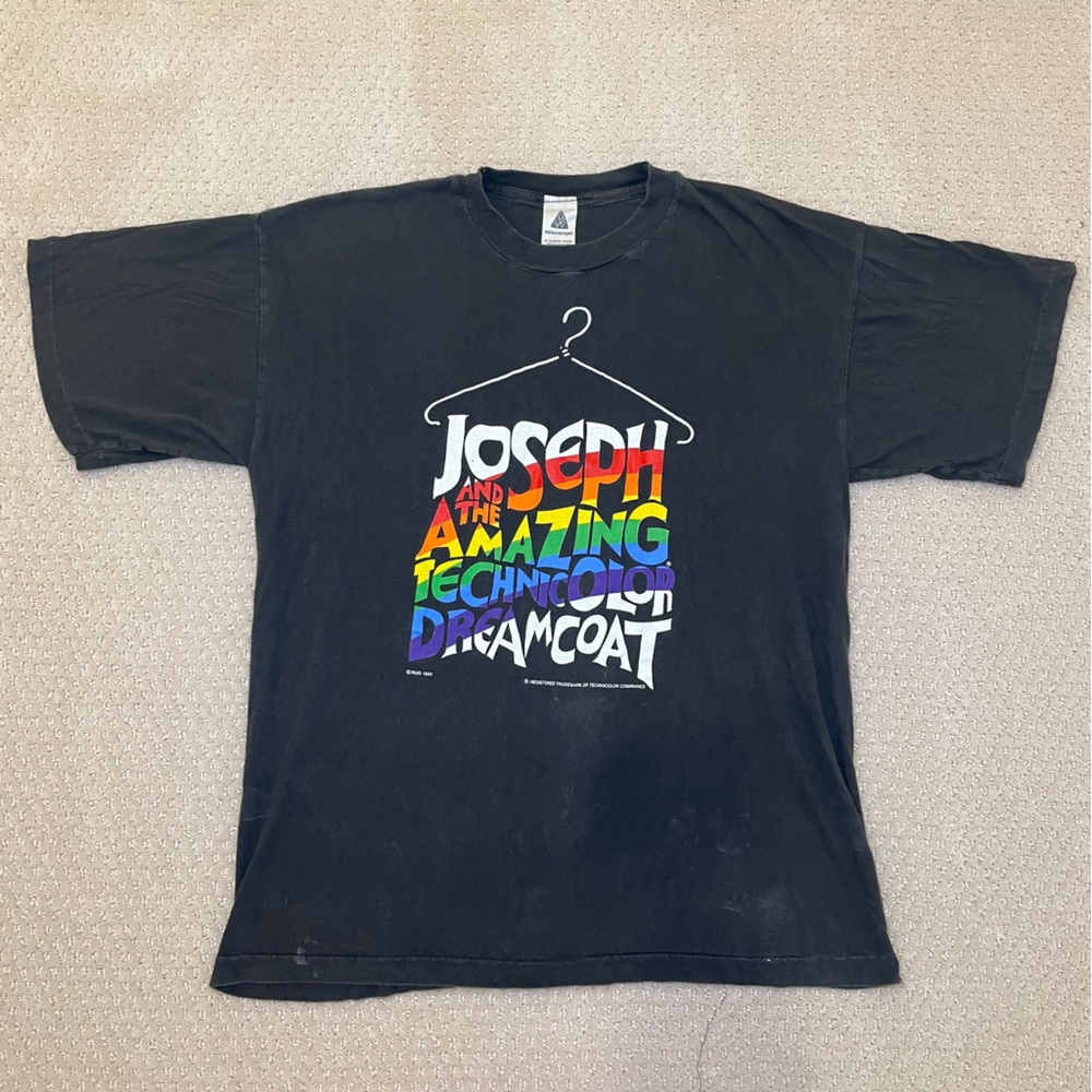 Vintage 90s Joseph and the Amazing Technicolor Dreamcoat Graphic T Shirt Size M